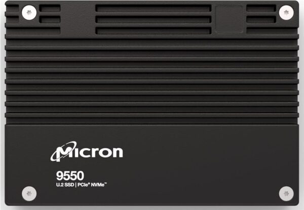 Micron 9550 MAX - SSD - Enterprise, Mixed Use - verschlüsselt - 6,4TB - intern - 2,5" (6,4 cm) - U.2 PCIe 5,0 x4 (NVMe) - TCG Opal Encryption 2,02 - TAA-konform (MTFDLAL6T4THB-1BK1DABYYR)