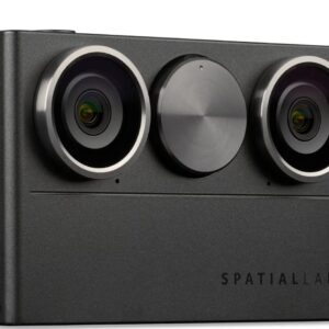 Acer SpatialLabs Eyes - 3D-Kamera - 8MP pro Auge, integrierter Selfie-Spiegel und wetterfestes Design für atemberaubende 3D-Bilder + Live-3D-Streaming auf YouTube und beeindruckende 3D-Videoanrufe auf Teams, Zoom und Google Meet (FF.R2BAA.001)