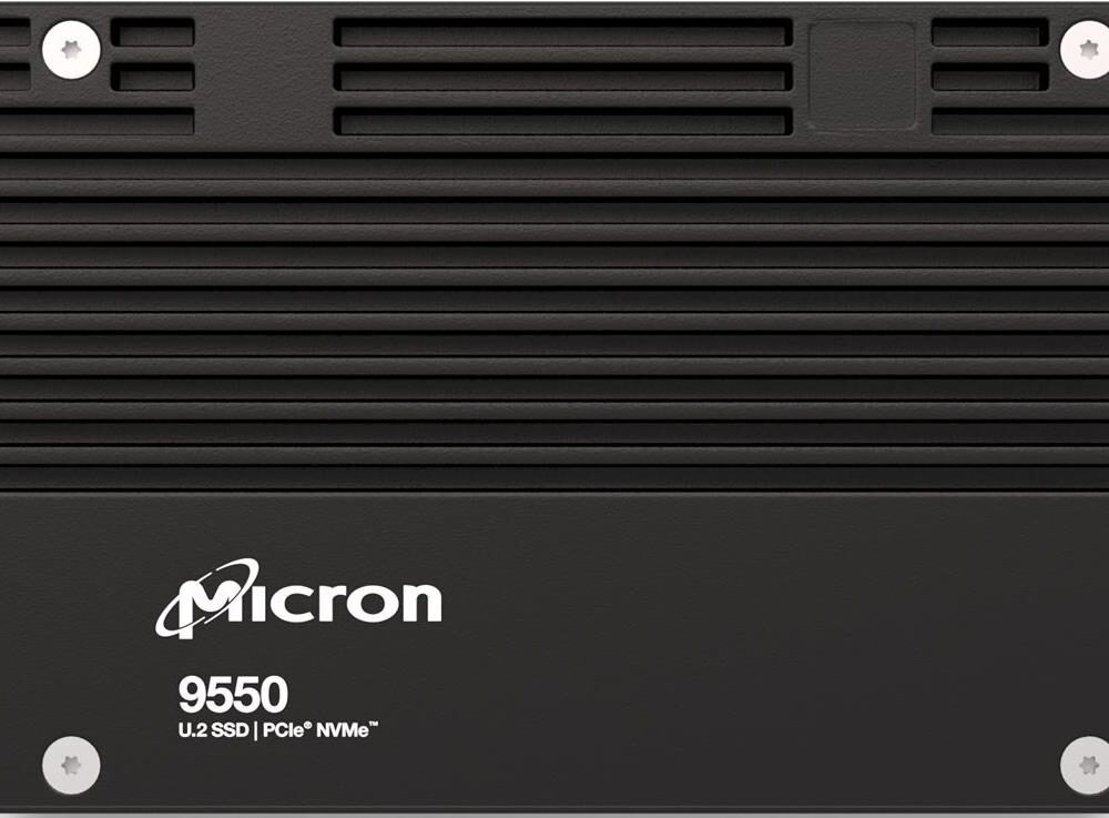 Micron 9550 PRO - SSD - Read Intensive, Enterprise - verschlüsselt - 30,72TB - intern - 2,5" (6,4 cm) - U.2 PCIe 5,0 x4 (NVMe) - TCG Opal Encryption 2,02 - TAA-konform (MTFDLAL30T7THA-1BK1DABYYR)
