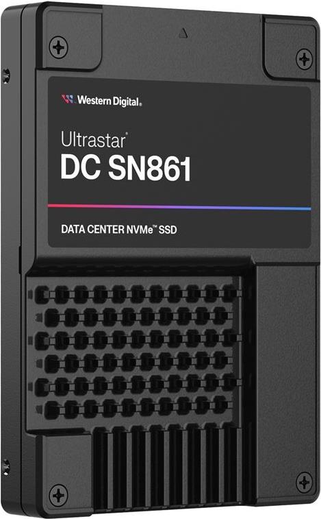WD Ultrastar DC SN861 WUS6BA138PSP9X1 - SSD - Datencenter - 3.84 TB - intern - 2.5" (6.4 cm) - U.2 PCIe 5.0 x4 (NVMe)