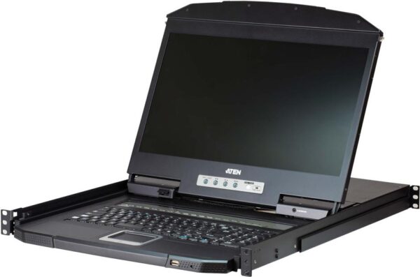 ATEN CL3116NX KVM-Switch, 18,5Zoll TFT, VGA, PS/2-USB, 16 Port, FR-Layout (CL3116NX F)