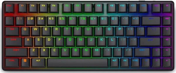 Dell Alienware Pro Wireless Gaming Keyboard - Tastatur - 75% - compact TKL - AlienFX Per-Key RGB / 16,8 Millionen Farben - kabellos - 2.4 GHz, Bluetooth 5.1, USB - QWERTY - USA - Tastenschalter: Alienware lineare mechanische Switches (Hotswap-fähig) (PRO-KB-G-WW)