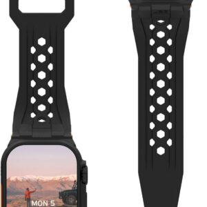 Urban Armor Gear UAG Monarch Strap§ Apple Watch Ultra/42/44/45/46mm§ schwarz/titan (194158114037)