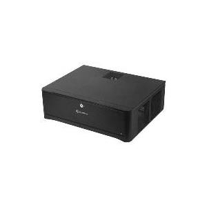 SilverStone Grandia GD06 - Tower - micro ATX - keine Spannungsversorgung (ATX / PS/2) - Schwarz - USB/Audio