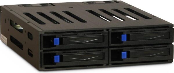 SNT Inter-Tech SUB RAID ST-1040 SR - Internes RAID-Gehäuse - 2.5" (6.4 cm) - SATA 3Gb/s - RAID RAID 0, 1, 3, 5, JBOD, 0+1 - SATA 3Gb/s (ST-1040SR black)