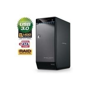 FANTEC QB-X8US3R - Festplatten-Array - 8 Schächte (SATA-300) - Serial ATA-300, SuperSpeed USB3.0 (extern) (1465)
