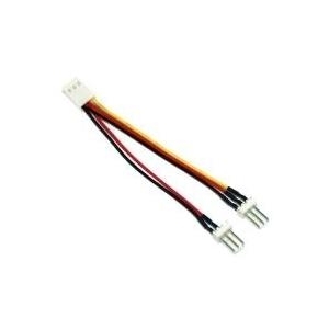InLine Y-cable - Netzsplitter für Lüfter - Molex, 3-polig (M) zu Molex, 3-polig (W) - 10cm (Packung mit 100) (33433L)
