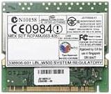 HP W500 - Netzwerkadapter - Mini PCI - 802,11a, 802,11b/g - für HP nw8000, Business Notebook nc4000, nc4010, nc6000, nc8000, nx5000 (325525-001)