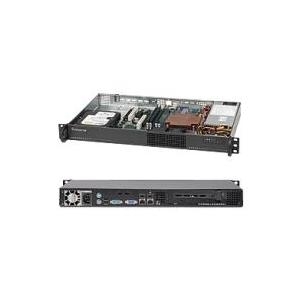 Super Micro Supermicro SC510 203B - Rack - einbaufähig - 1U - Mikro-ATX 200 Watt - Schwarz (CSE-510-203B)