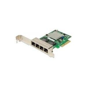 Supermicro AOC-SGP-I4 - verkabelt - PCI-E - Ethernet - 1000 Mbit/Sek - 10/100/1000BaseT(X) - 10 - 100 - 1000 Mbit/Sek (AOC-SGP-i4)