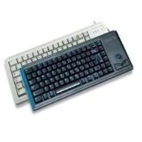 CHERRY Compact-Keyboard G84-4400 - Tastatur - PS/2 - Englisch - Hellgrau