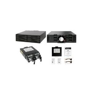 Cremax ICY Dock MB996SP-6SB - Gehäuse für Speicherlaufwerke mit Lüfter - 6.4 cm (2.5") - mattschwarz (MB996SP-6SB)