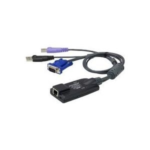ATEN KA7177 - VGA-auf-KVM-Adapterkabel - mit USB-Steckern, Smart Card-Lesegerät & Virtual Media Unterstützung (KA7177-AX)