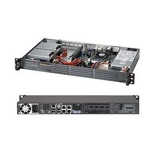 Supermicro Gehäuse SuperChassis - CSE-504-203B - Schwarz (CSE-504-203B)