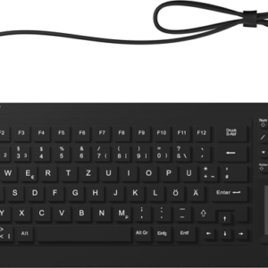 Keysonic KSK-6231 - Tastatur - USB - Deutsch - wasserdicht - Schwarz (KSK-6231 INEL)