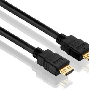 Purelink PureInstall PI1000 Standard Speed Cablel with Ethernet Channel - HDMI mit Ethernetkabel - HDMI Typ A (M) bis HDMI Typ A (M) - 20,0m - Dreifachisolierung - Schwarz (PI1000-200)