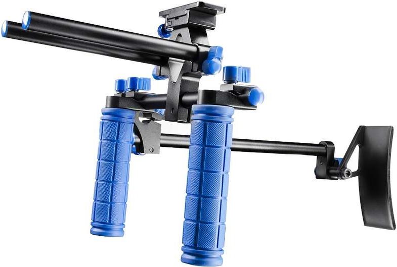 WALSER Walimex Pro Hand-Shoulder-Videotripod Cineast III - Kamerastativ - Schulterstativ (1018837)