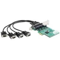 DeLock PCI Express Card > 4 x Serial RS-232 - Serieller Adapter - PCIe - RS-232 x 4 (89335)