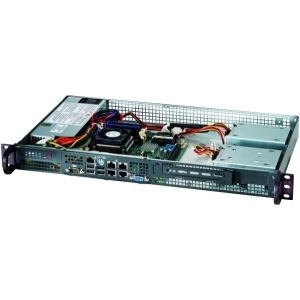 Super Micro Supermicro SC505 203B - Rack - einbaufähig - 1U - Mini-ITX - nicht Hot-Swap-fähig 200 Watt - Schwarz (CSE-505-203B)