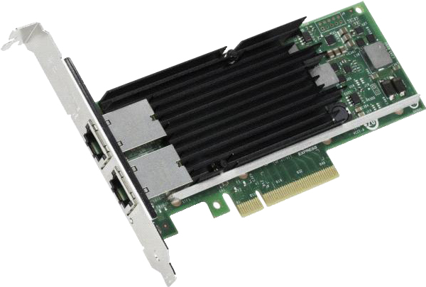 Intel Ethernet Converged Network Adapter X540-T2 - Netzwerkadapter - PCIe 2,1 x8 Low-Profile - 10Gb Ethernet x 2 (X540T2)