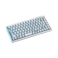 CHERRY Compact-Keyboard G84-4100 - Tastatur - PS/2, USB - GB - Hellgrau