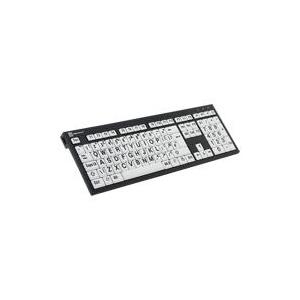 LogicKeyboard XL Print NERO - Tastatur - German QWERTZ - Schwarz auf Weiß (LKB-LPBW-BJPU-DE)