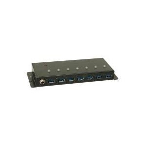 Lindy 7 Port Industrial USB3.0 Hub - Hub - 7 x SuperSpeed USB3.0 - Desktop (43128)