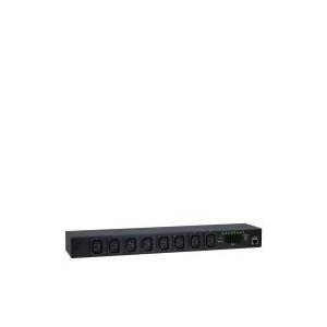 Inter-Tech PDU SW-1081 - Stromverteilungseinheit (Rack - einbaufähig) - Ethernet 10/100 - Eingabe, Eingang IEC 60320 C14 - Ausgangsanschlüsse: 8 (power IEC 60320 C13) - 1U (88887029)