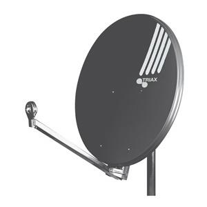 Triax Hit FESAT 75 sg - Antenne - Parabolantenne - Satellit - 37,4 dBi (für 11,7 GHz), 36,6 dBi (für 10,7 GHz), 38,2 dBi (für 12,75 GHz) - außen (350472)
