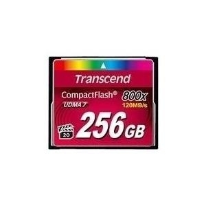 Transcend Premium - Flash-Speicherkarte - 256GB - 800x - CompactFlash (TS256GCF800)