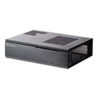 SilverStone MILO ML06 - Desktop Slimline - Mini-ITX - ohne Netzteil (SFX12V) - Schwarz - USB/Audio (SST-ML06B USB 3.0)