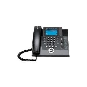 Auerswald COMfortel 1400, schwarz, 90069 Tisch- und Wandmontage, Produktklasse D - Einsteiger-Systemtelefon mit 8,90cm (3.5") Farbdisplay und 10 programmierbaren Funktionstasten (90069)