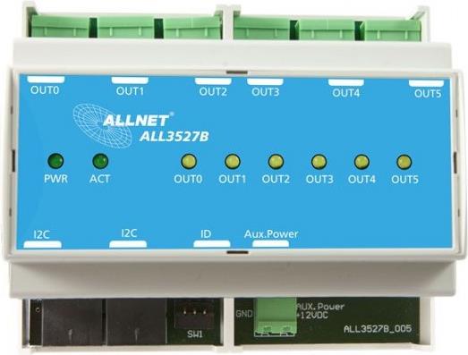 ALLNET ALL3527B Blau - Weiß Leistungsrelais (ALL3527B)