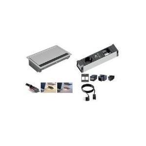 Bachmann CONI - Steckdosenleiste - Eingabe, Eingang GST18i3 - Ausgangsanschlüsse: 1 - 10cm Schnur - Deutschland - Schwarz (912.0167)