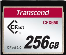 Transcend CFast 2.0 CFX650 - Flash-Speicherkarte - 256 GB - CFast 2.0 (TS256GCFX650)