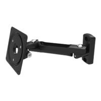 Compulocks Swing Arm - VESA Wall Mount - Black - Befestigungskit (Schwenkarm) für Tablett - Stahl - Schwarz - unter Schrank, in Ecke, Außenwandecke