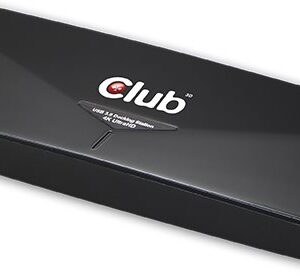 Club3D SenseVision USB 3.0 4K Docking Station - Docking Station - USB - DVI, HDMI, DP - GigE