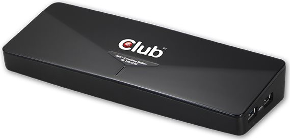 Club3D SenseVision USB 3.0 4K Docking Station - Docking Station - USB - DVI, HDMI, DP - GigE