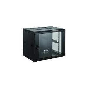 Intellinet - Wandschrank - Schwarz, RAL 9005 - 6U - 25,4 cm (10") (711692)