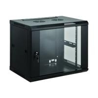 Intellinet - Wandschrank - Schwarz, RAL 9005 - 6U - 48,3 cm (19") (711753)