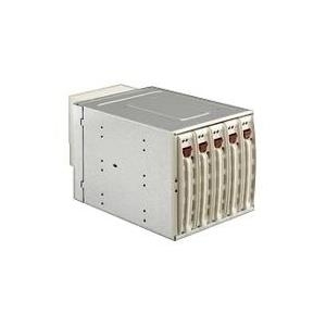Super Micro Supermicro CSE-M35TQ - Gehäuse für Speicherlaufwerke mit Lüfter - 8,9 cm (3.5") - Schwarz (CSE-M35TQ/B)