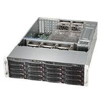 Super Micro Supermicro SC836 BE1C-R1K03B - Rack - einbaufähig - 3U - verbessertes, erweitertes ATX - SATA/SAS - Hot-Swap 1000 Watt - Schwarz (CSE-836BE1C-R1K03B)