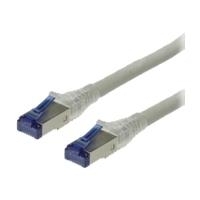 ROLINE - Patch-Kabel - RJ-45 (M) - RJ-45 (M) - 90 m - SFTP, PiMF - CAT 6a - gepresst, Solid, glatt, halogenfrei - Grau (21.15.0879)