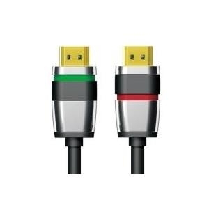 Purelink Ultimate ULS1000 - HDMI mit Ethernetkabel - HDMI (M) bis HDMI (M) - 7,5m - Dreifachisolierung - Schwarz - rund, 4K Unterstützung (ULS1000-075)