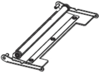Zebra - Schalenhalterung - für Zebra ZE500-4 (P1046696-109)