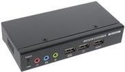 InLine DX050 DVI USB KVM Extender over TP Cable with Audio - KVM-/Audio-/USB-Extender - bis zu 50 m (61640)