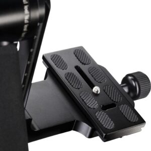 Walimex Mantona Gimbal TK-II Stativkopf für Teleobjektiv (Belastbarkeit 8 kg, Gewicht 1,06 kg inkl. Schnellwechselplatte), 20365 (1020365)