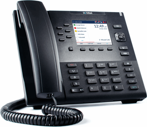 Mitel 6867 - VoIP-Telefon - SIP, RTCP, RTP, SRTP - 9 Leitungen (80C00002AAA-A)
