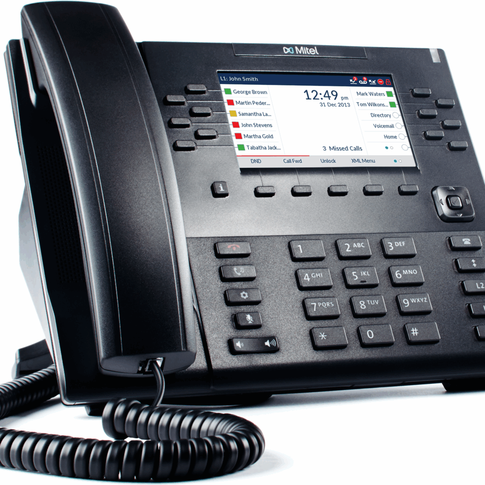 Mitel 6869 SIP Phone - VoIP-Telefon - SIP, RTCP, RTP, SRTP - 24 Leitungen (80C00003AAA-A)