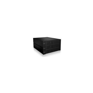 ICY BOX IB-563SSK - Gehäuse für Speicherlaufwerke mit Lüfter - 3.5" (8.9 cm) - Schwarz (56003)